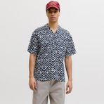 Jack & Jones Erkek Resort Yaka Gömlek - Milo - 01-Mavi - XL