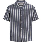 Jack & Jones Erkek Resort Yaka Kisa Kollu Gömlek - Coba - 01-Mavi