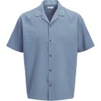 Jack & Jones Erkek Resort Yaka Kisa Kollu Gömlek - Global - 01 Mavi