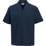 Jack & Jones Erkek Resort Yaka Kisa Kollu Gömlek - Global - Lacivert
