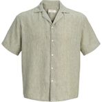 Jack & Jones Erkek Resort Yaka Kisa Kollu Gömlek - Hyeres - 00430-Yeşil - 2XL
