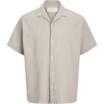 Jack & Jones Erkek Resort Yaka Kisa Kollu Gömlek - Luke - 008-Bej - XL