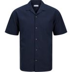 Jack & Jones Erkek Resort Yaka Kisa Kollu Gömlek - Summer - 01L-Lacivert