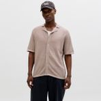Jack & Jones Erkek Resort Yaka Triko Gömlek - Chris - 07-Bej