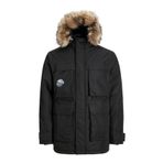 Jack & Jones Erkek Rüzgara Dayanikli Suni Kürk Kapüsonlu Parka - Star