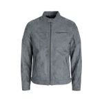 Jack Jones Erkek Sedona Sage Biker Yaka Ceket Sentetik Süet Görünümlü Şık Tasarım 12147218