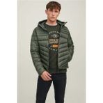 Jack & Jones Erkek Şişme Puffer Kapüşonlu Mont - 12211785 - XL - Yeşil