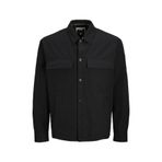 Jack & Jones Erkek Siyah Jcofusıon Tech Overshırt Gömlek 12290687-Black