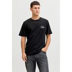 Jack & Jones Erkek Siyah Kısa Kollu Tişört M Beden JJBRANDON TEE S Modeli