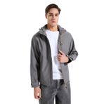 JACK & JONES Erkek Softshell Mont Kapüşonlu JJTHATCHER, XXL, JJTHATCHER SOFTSHELL HOOD, Gri, mens