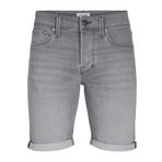 JACK & JONES Erkek Şort, Gri Kot, XXL