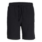 JACK & JONES Erkek Şort Rahat Kesim Şort, Siyah, M
