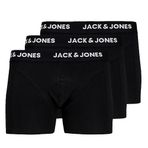 JACK & JONES Erkek şortu, 3'lü paket şort, - Siyah2, M