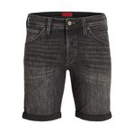 JACK & JONES Erkek şortu, Siyah Denim/Paket: 317, S