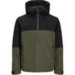 Jack & Jones Erkek Su Geçirmez Kapüsonlu Mevsimlik Ceket - Aiden - Forest