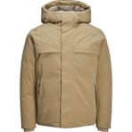 Jack & Jones Erkek Suya Dayanikli Kapüsonlu Ceket - Blawave - Açık Vizon - 2XL