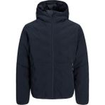 Jack & Jones Erkek Suya Dayanikli Kapüsonlu Hibrit Ceket - Adam - XL - 001-Lacivert