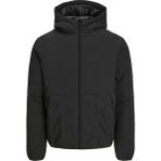 Jack & Jones Erkek Suya Dayanikli Kapüsonlu Hibrit Ceket - Adam - XL - 001-Siyah