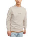 JACK & JONES Erkek Sweatshirt Bisiklet Yaka, Moonbeam, XXL