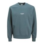 JACK & JONES Erkek Sweatshirt JJESOHO Sweat Crew Neck - Relaxed Fit, fırtına havası., M