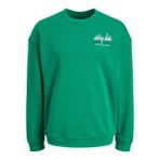 Jack & Jones Erkek Sweatshirt, Jorbrınk Cıty Crew Neck, Lush Meadow, XL