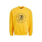 Jack & Jones Erkek Sweatshirt, Jorbrink City, Golden Rod, L Beden