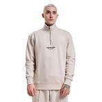 JACK & JONES Erkek Sweatshirt Yarım Fermuarlı Metin Sweatshirt Yarım Fermuarlı, Bej, M