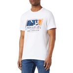 JACK & JONES Erkek T-Shirt beyaz M