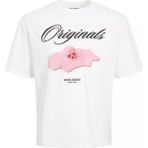 Jack & Jones Erkek Tişört 12232264 - 001 - Beyaz - M