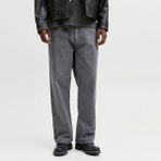 Jack & Jones Erkek Yüksek Bel Pantolon - Alex - 001-Gri - 32 - 32