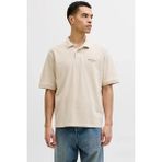 Jack & Jones Essentials Jjearchive Logolu Pamuklu Polo Yaka T Shirt Erkek Polo Yaka T Shirt 12288877 - Taş