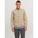Jack & Jones Essentials Jjerush Fermuarlı Suya Dayanıklı Bomber Ceket Erkek CEKET 12165203 - Bej - 2XL