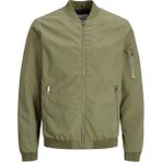 Jack & Jones Essentials Jjerush Fermuarlı Suya Dayanıklı Bomber Ceket Erkek Ceket 12165203 - Haki