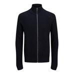 JACK & JONES Fermuarlı Yüksek Yaka Hırka, L, 12278920, Sky Captain, Erkek
