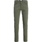 Jack Jones Glenn Dar Kesim Erkek Kot Pantolon 12274994 - 32 - 32 - Yeşil - Slim Fit