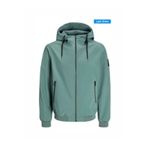 Jack & Jones Gri Erkek Mont 12236300_JJEBASIC SOFTSHELL HOOD NO