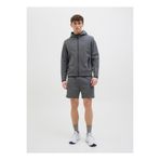 Jack & Jones Gri Erkek Normal Bel Normal Kalıp Sweat Şort 12273304_JPSTGORDON FUSION SWEAT SH