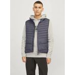 Jack & Jones Gri Erkek Yelek 12256987_JJESTATE PACKABLE BW COLLA