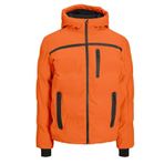 Jack Jones Heat Puffer Erkek Mont 12215507 Mandarin Orange S