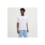 Jack & Jones Islington Branding Erkek Beyaz Tişört (12273157-BW)