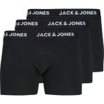Jack & Jones JACANTHONY TRUNKS 3 PACK Siyah Erkek Boxer - M