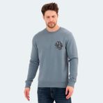 Jack & Jones Jack & Jones 12256818 Erkek Sweatshirt - Mavi - L
