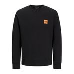 Jack & Jones Jack Jones Brandy Regular Fit Sweat, S, 12279256, Black, erkek