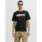Jack & Jones Jack Jones Corp Logo Regular Fit Erkek Tişört 12277926 - Siyah