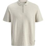 Jack & Jones Jack Jones Emıl Regular Fit Triko Erkek Polo Tişört 12288260 - Bej - XL