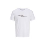 Jack & Jones Jack Jones Erkek Jcotarmac Bisiklet Yaka Beyaz Tişört 12276408 - XL