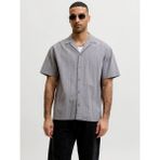 Jack & Jones Jack Jones Etyson Resort Relax Fit Erkek Gömlek 12289457 - Gri - XL