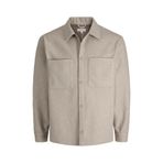 Jack & Jones Jack Jones Jerry Overshırt Relax Fit Gömlek, 2XL, 12280522, Gri, Erkek