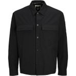 Jack & Jones Jack Jones Obly Fusıon Tech Overshırt Relax Fit Erkek Gömlek 12290687 - Siyah - XL