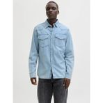Jack & Jones Jack Jones Western Erkek Jean Gömlek 12289219 - Mavi - 2XL